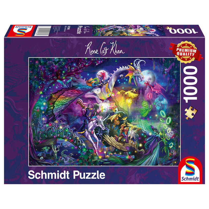 Puzzle Schmidt: Rose Cat Khan - Circul noptii de vara, 1000 piese, Schmidt - Publisol.ro
