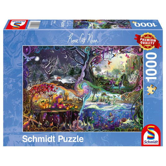 Puzzle Schmidt: Rose Cat Khan - Portalul celor 4 taramuri, 1000 piese, Schmidt - Publisol.ro