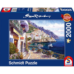 Puzzle Schmidt: Sam Park - Dupa - masa in Amalfi, 2000 piese, Schmidt - Publisol.ro
