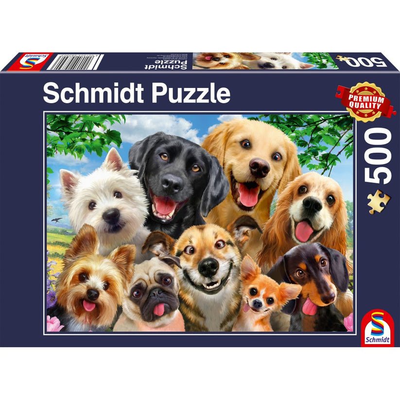 Puzzle Schmidt: Selfie - uri de caine, 500 piese, Schmidt - Publisol.ro