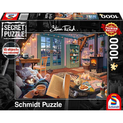 Puzzle Schmidt: Steve Read - Secret Puzzles - In casa de vacanta, 1000 piese, Schmidt - Publisol.ro