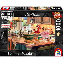 Puzzle Schmidt: Steve Read - Secret Puzzles - La masa din bucatarie, 1000 piese, Schmidt - Publisol.ro
