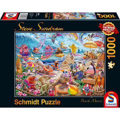 Puzzle Schmidt: Steve Sundram - Beach Mania, 1000 piese, Schmidt - Publisol.ro