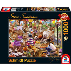 Puzzle Schmidt: Steve Sundram - Chef Mania, 1000 piese, Schmidt - Publisol.ro