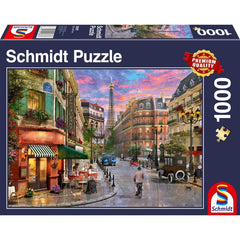 Puzzle Schmidt: Strada spre Turnul Eiffel, 1000 piese, Schmidt - Publisol.ro