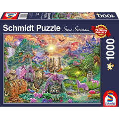 Puzzle Schmidt: Taramul dragonului fermecat, 1000 piese, Schmidt - Publisol.ro