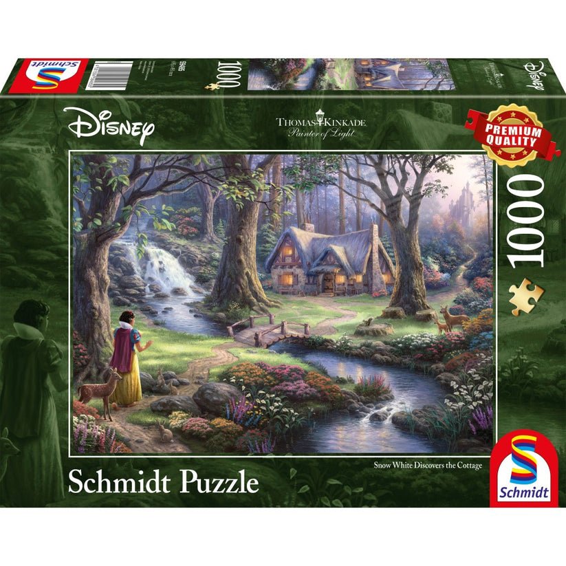Puzzle Schmidt: Thomas Kinkade - Disney - Alba ca Zapada, 1000 piese, Schmidt - Publisol.ro