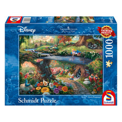Puzzle Schmidt: Thomas Kinkade - Disney - Alice in Tara Minunilor, 1000 piese, Schmidt - Publisol.ro