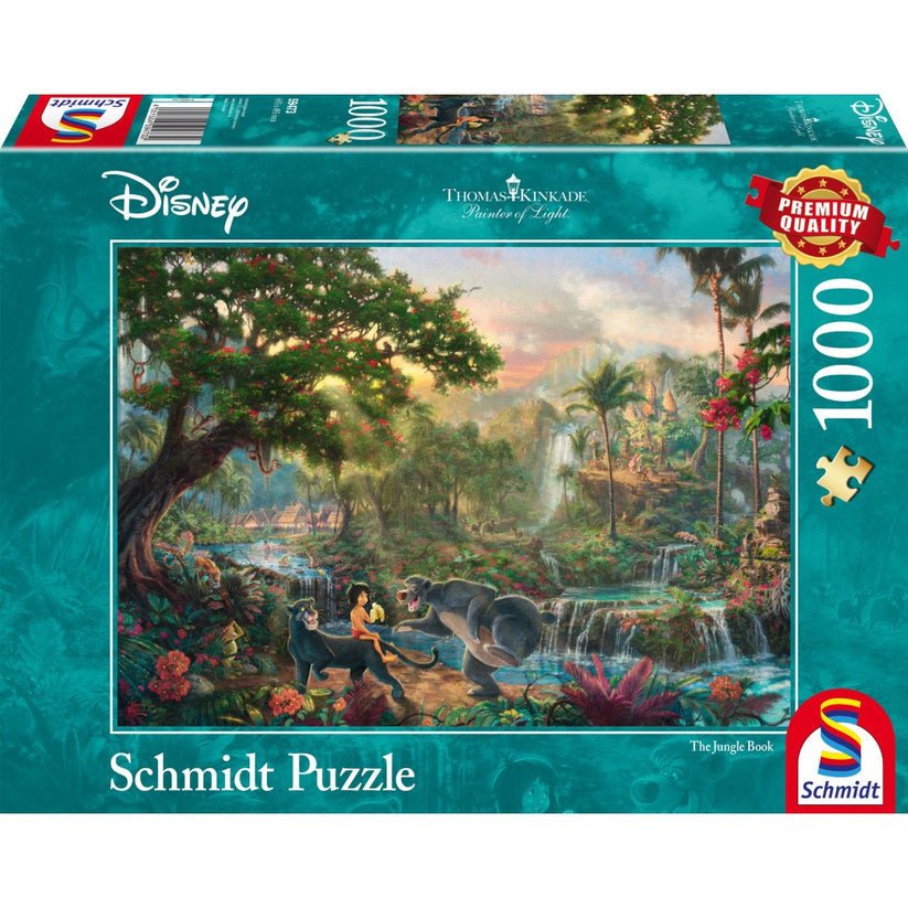 Puzzle Schmidt: Thomas Kinkade - Disney - Cartea Junglei, 1000 piese, Schmidt - Publisol.ro