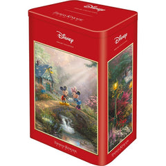 Puzzle Schmidt: Thomas Kinkade - Disney - Mickey si Minnie, cutie metalica, 500 piese, Schmidt - Publisol.ro