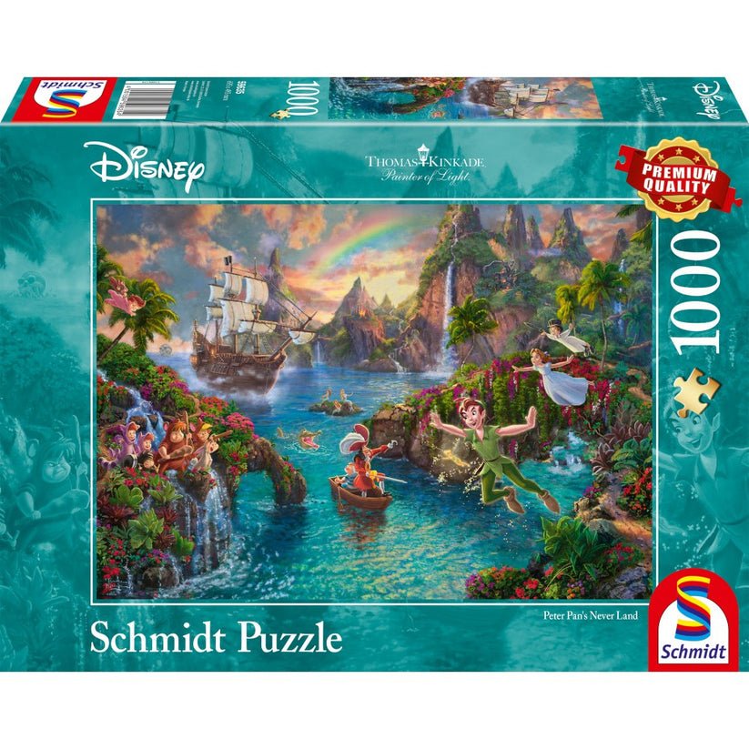 Puzzle Schmidt: Thomas Kinkade - Disney - Peter Pan, 1000 piese, Schmidt - Publisol.ro
