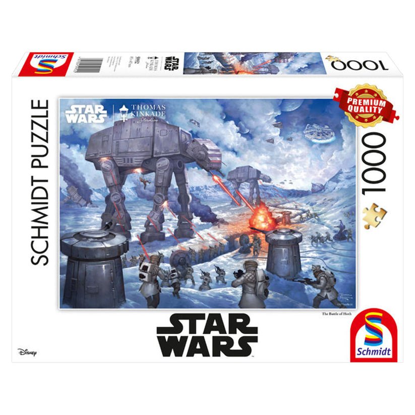 Puzzle Schmidt: Thomas Kinkade - Disney - Star Wars - Batalia din Hoth, 1000 piese, Schmidt - Publisol.ro