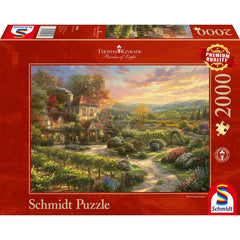 Puzzle Schmidt: Thomas Kinkade - In podgorii, 2000 piese, Schmidt - Publisol.ro