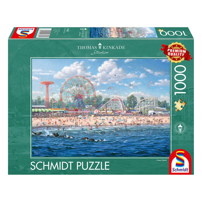Puzzle Schmidt: Thomas Kinkade - Insula Coney, 1000 piese, Schmidt - Publisol.ro