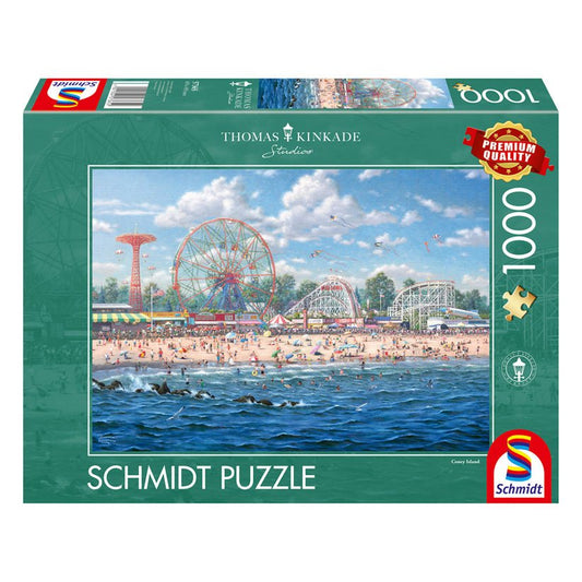 Puzzle Schmidt: Thomas Kinkade - Insula Coney, 1000 piese, Schmidt - Publisol.ro