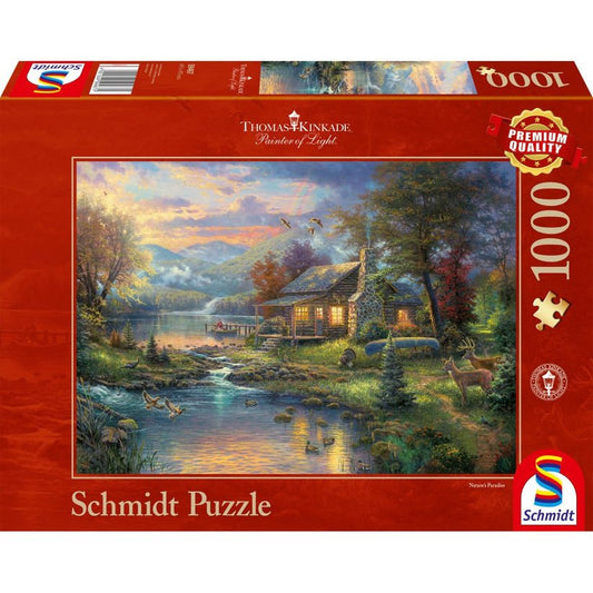 Puzzle Schmidt: Thomas Kinkade - Paradisul naturii, 1000 piese, Schmidt - Publisol.ro