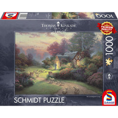 Puzzle Schmidt: Thomas Kinkade - Spirit - Caminul Bunului Pastor, 1000 piese, Schmidt - Publisol.ro