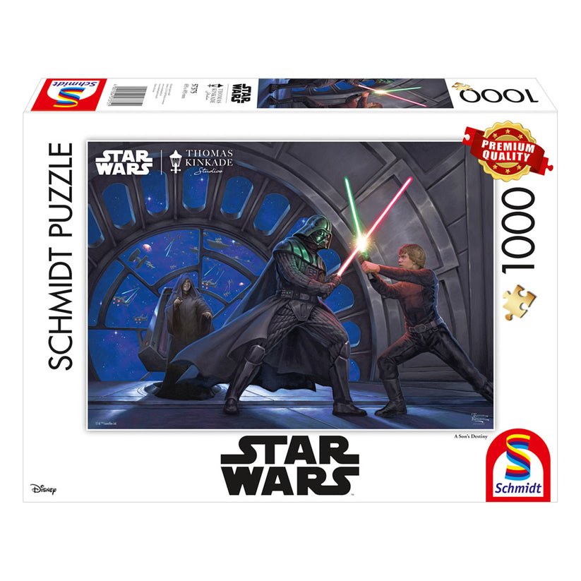 Puzzle Schmidt: Thomas Kinkade - Star Wars - Destinul fiului, 1000 piese, Schmidt - Publisol.ro