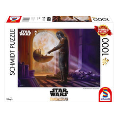 Puzzle Schmidt: Thomas Kinkade - Star Wars - Mendalorian - Punct de cotitura, 1000 piese, Schmidt - Publisol.ro