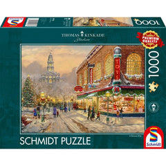Puzzle Schmidt: Thomas Kinkade - Un vis de Craciun, 1000 piese, Schmidt - Publisol.ro