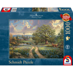 Puzzle Schmidt: Thomas Kinkade - Viata la tara, 1000 piese, Schmidt - Publisol.ro