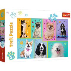 Puzzle trefl 100 in lumea cateilor, Trefl - Publisol.ro