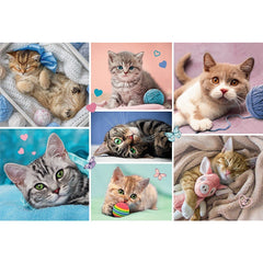 Puzzle Trefl 100 In lumea pisicilor - Publisol.ro