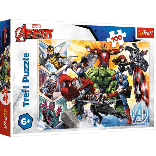 Puzzle trefl 100 marvel avengers puterea razbunatorilor, Trefl - Publisol.ro