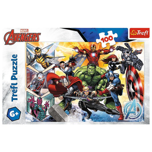 Puzzle trefl 100 marvel avengers puterea razbunatorilor, Trefl - Publisol.ro