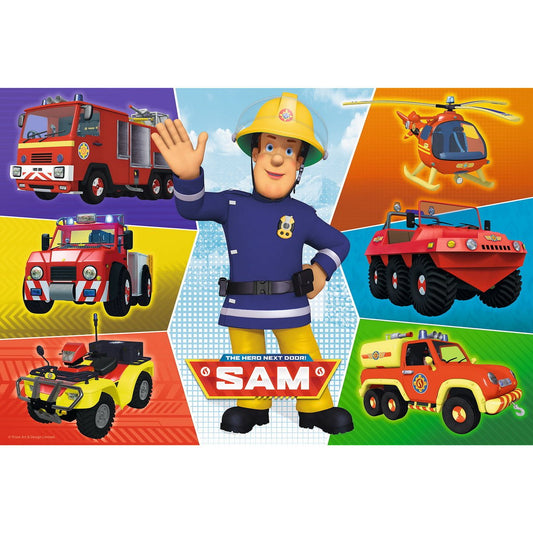 Puzzle trefl 100 masinile pompierului sam, Trefl - Publisol.ro