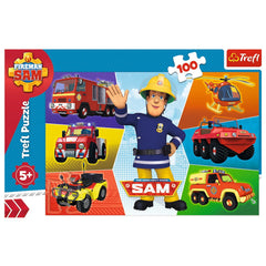 Puzzle trefl 100 masinile pompierului sam, Trefl - Publisol.ro