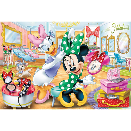 Puzzle trefl 100 minnie la salonul de infrumusetare, Trefl - Publisol.ro