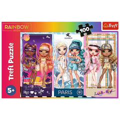 Puzzle trefl 100 rainbow high papusile deosebite, Trefl - Publisol.ro