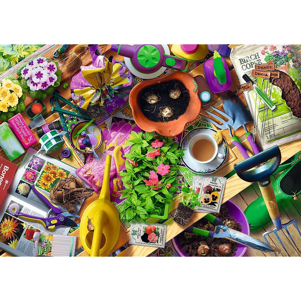 Puzzle Trefl 1000 Aranjarea gradinii artist Andrew Farley - Publisol.ro