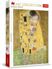 Puzzle trefl 1000 art collection gustav klimt sarutul, Trefl - Publisol.ro