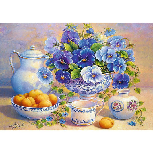 Puzzle Trefl 1000 Buchet albastru - Publisol.ro