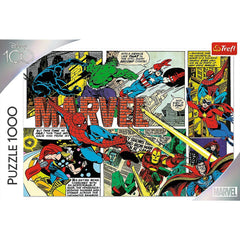Puzzle trefl 1000 disney 100 eroii marvel, Trefl - Publisol.ro