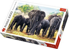 Puzzle trefl 1000 elefanti africani, Trefl - Publisol.ro