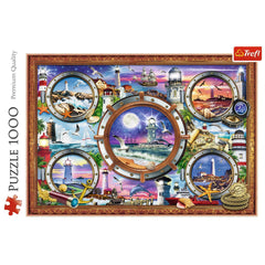 Puzzle trefl 1000 faruri pline de culoare, Trefl - Publisol.ro