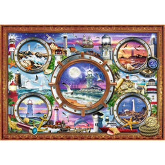 Puzzle trefl 1000 faruri pline de culoare, Trefl - Publisol.ro