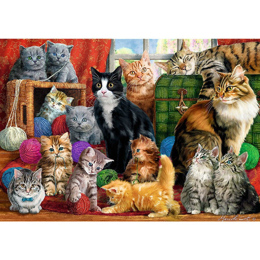 Puzzle Trefl 1000 Intalnirea pisicutelor - Publisol.ro