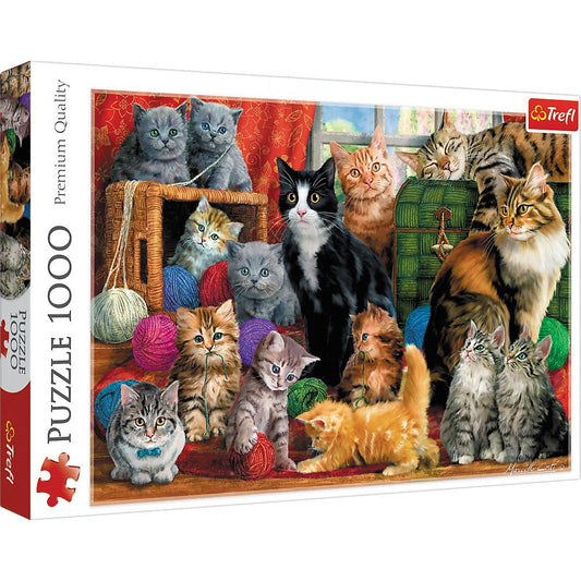 Puzzle Trefl 1000 Intalnirea pisicutelor - Publisol.ro