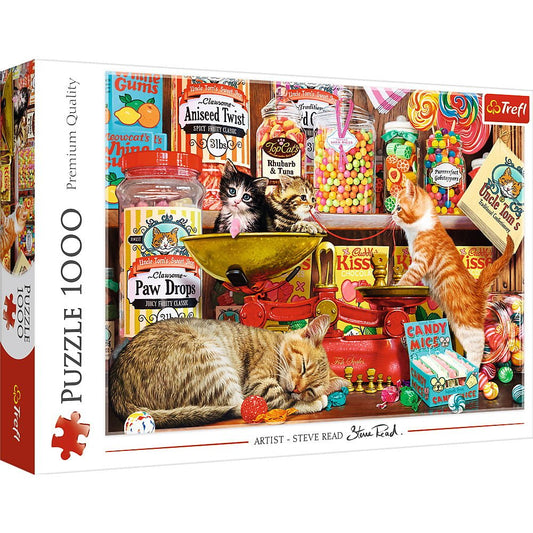 Puzzle trefl 1000 pisici si dulciuri, Trefl - Publisol.ro