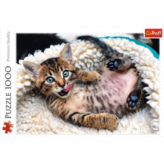 Puzzle trefl 1000 pisicuta vesela, Trefl - Publisol.ro