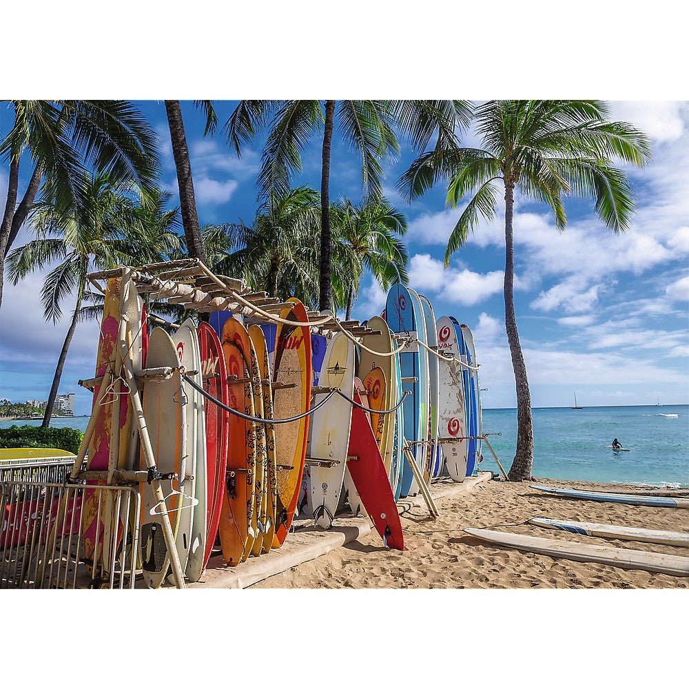 Puzzle Trefl 1000 plaja waikiki - Publisol.ro