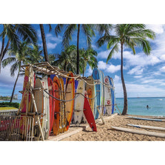 Puzzle Trefl 1000 plaja waikiki - Publisol.ro