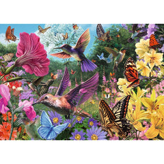 Puzzle trefl 1000 premium plus tea time gradina cu colibri, Trefl - Publisol.ro