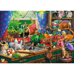 Puzzle trefl 1000 premium plus tea time pisici nazdravane, Trefl - Publisol.ro