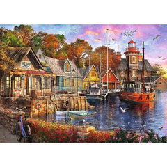 Puzzle trefl 1000 premium plus tea time portul minunat, Trefl - Publisol.ro