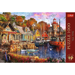 Puzzle trefl 1000 premium plus tea time portul minunat, Trefl - Publisol.ro